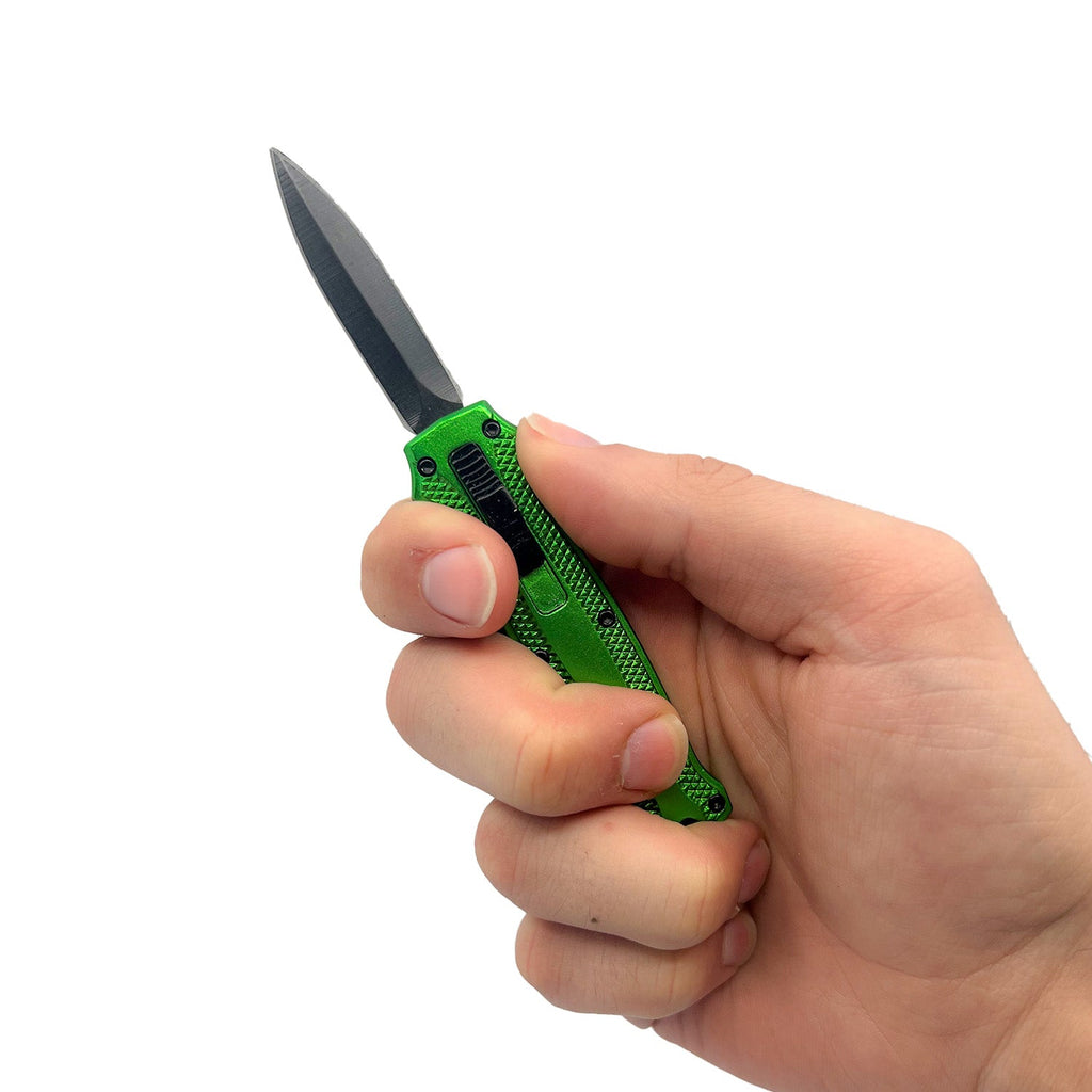 Mini Automatic OTF Keyring Knife