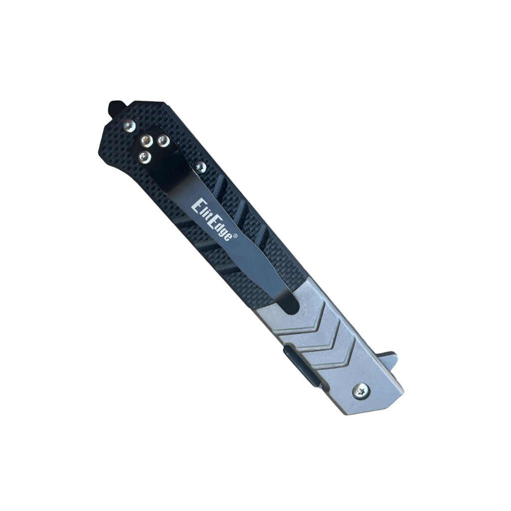 5" Spring Assisted Knife With Straight Back Blade