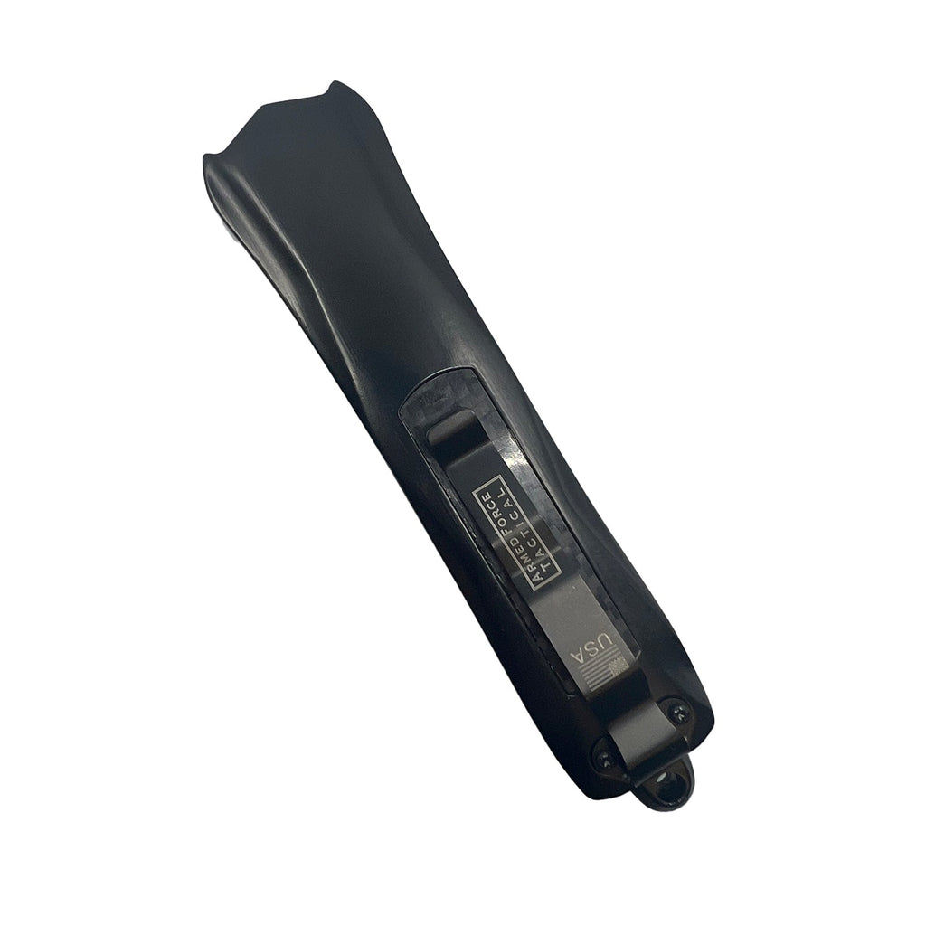 Carbon Fiber Automatic OTF Knife w/ Belt Clip