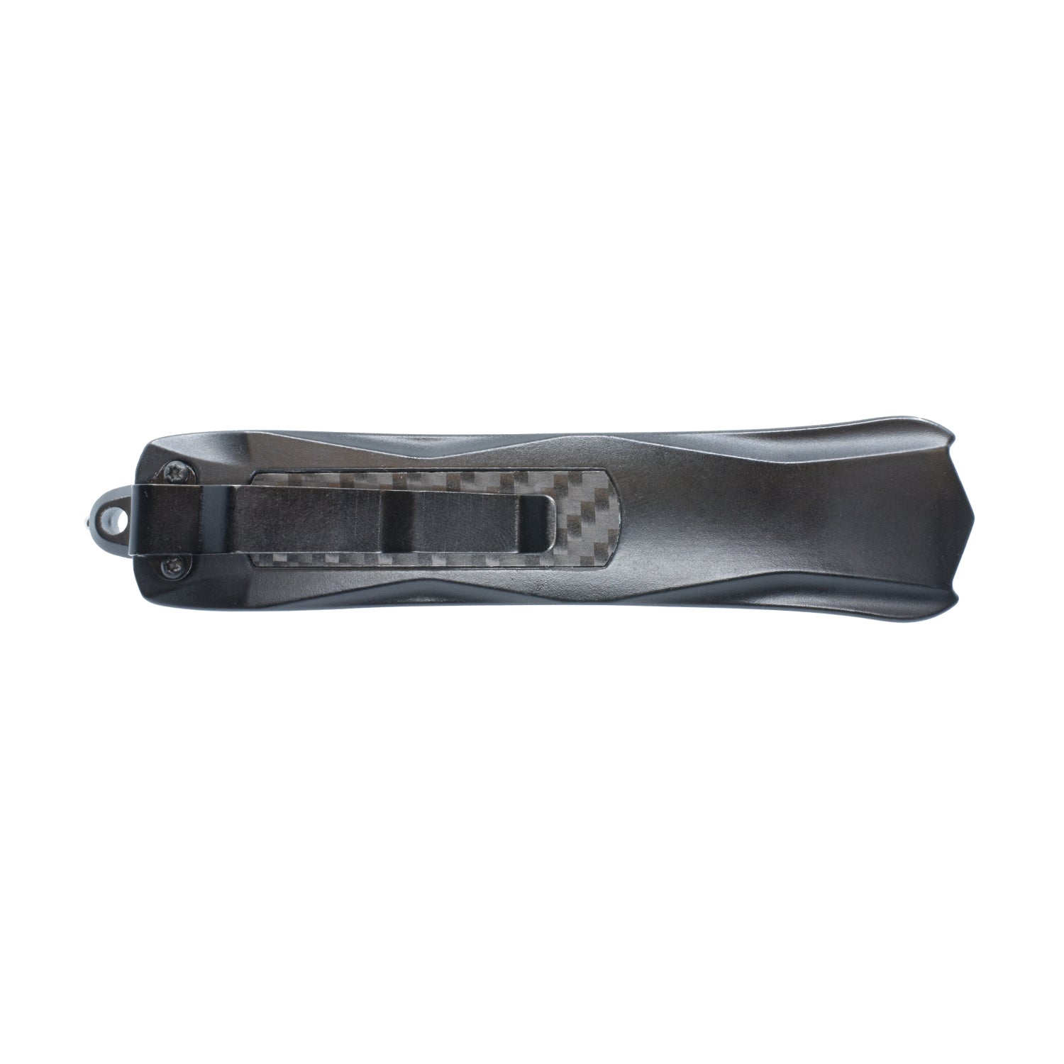Carbon Fiber Automatic OTF Knife w/ Belt Clip