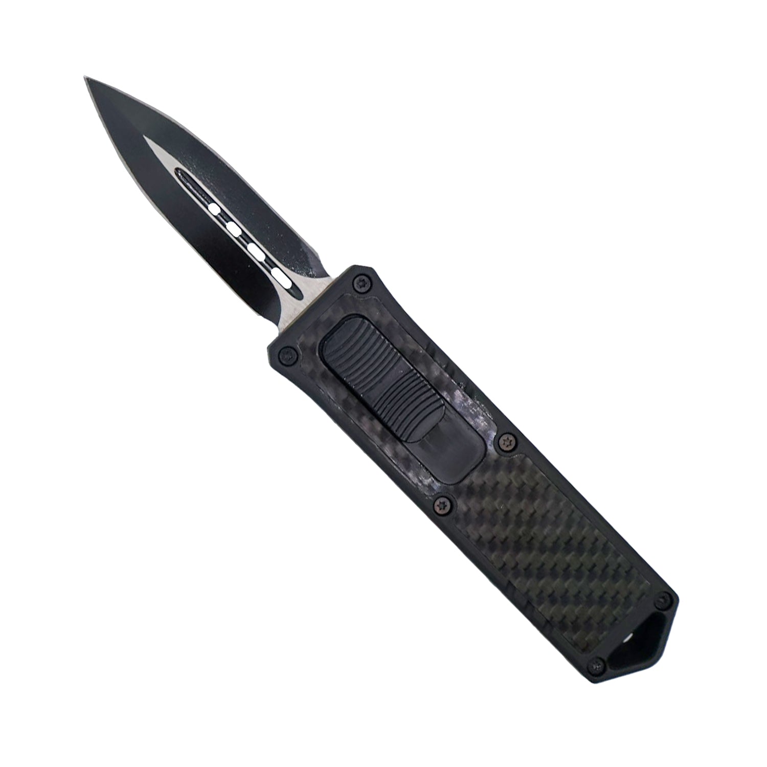 4.5" Dagger Blade OTF Knife w/ Belt Clip