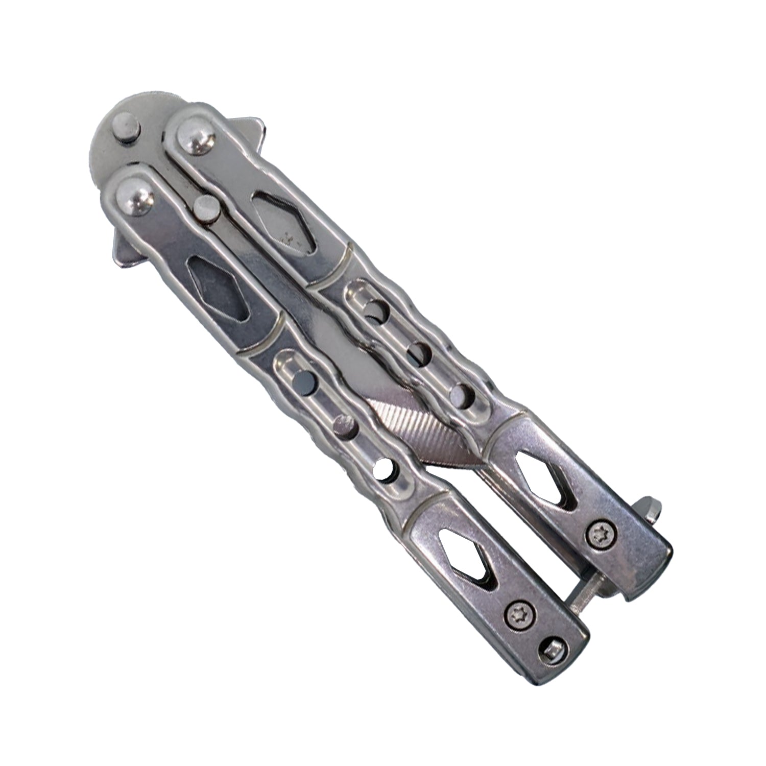 5.75" Butterfly Knife with Bottle Opener