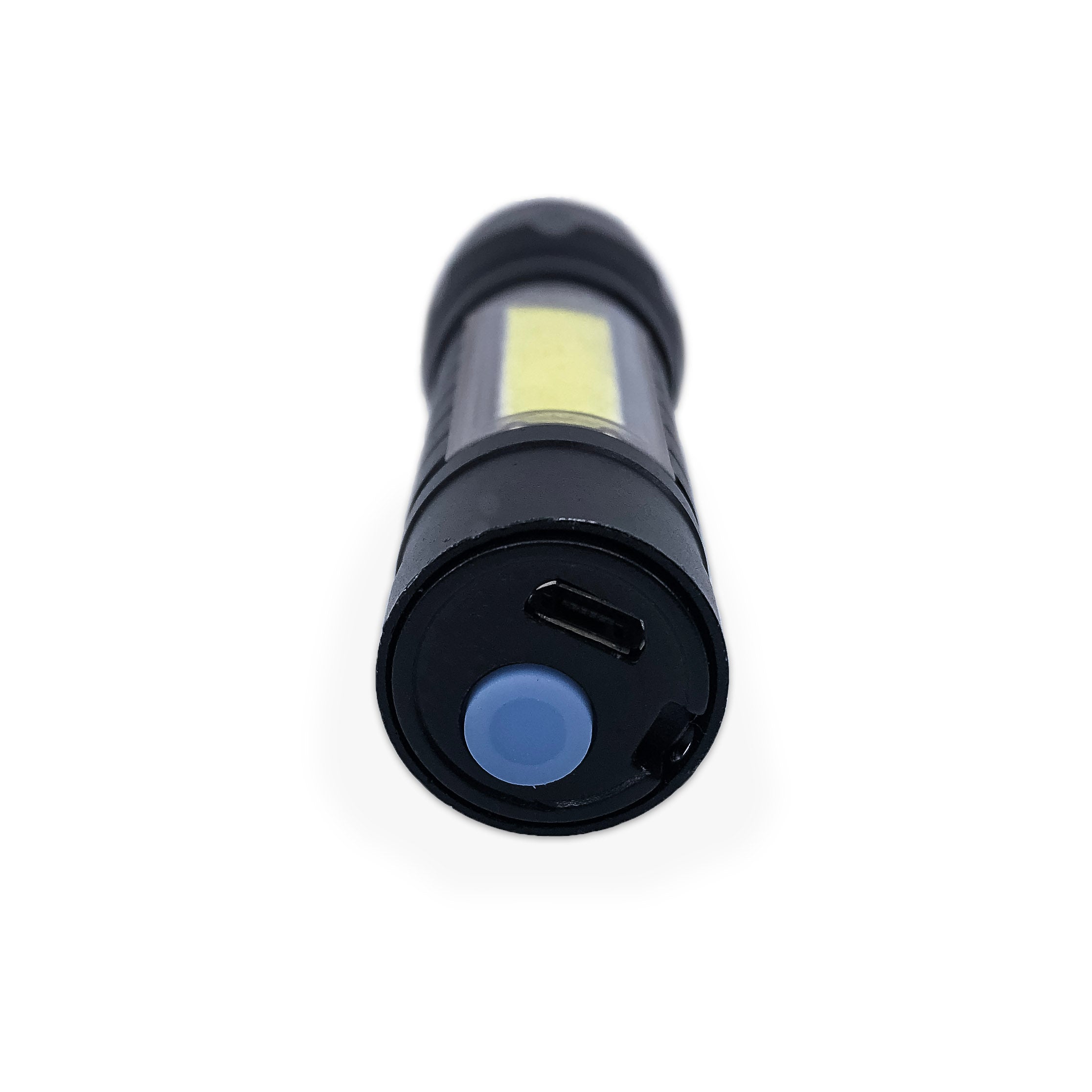 Tactical 110-Lumen Rechargeable Flashlight with COB Light