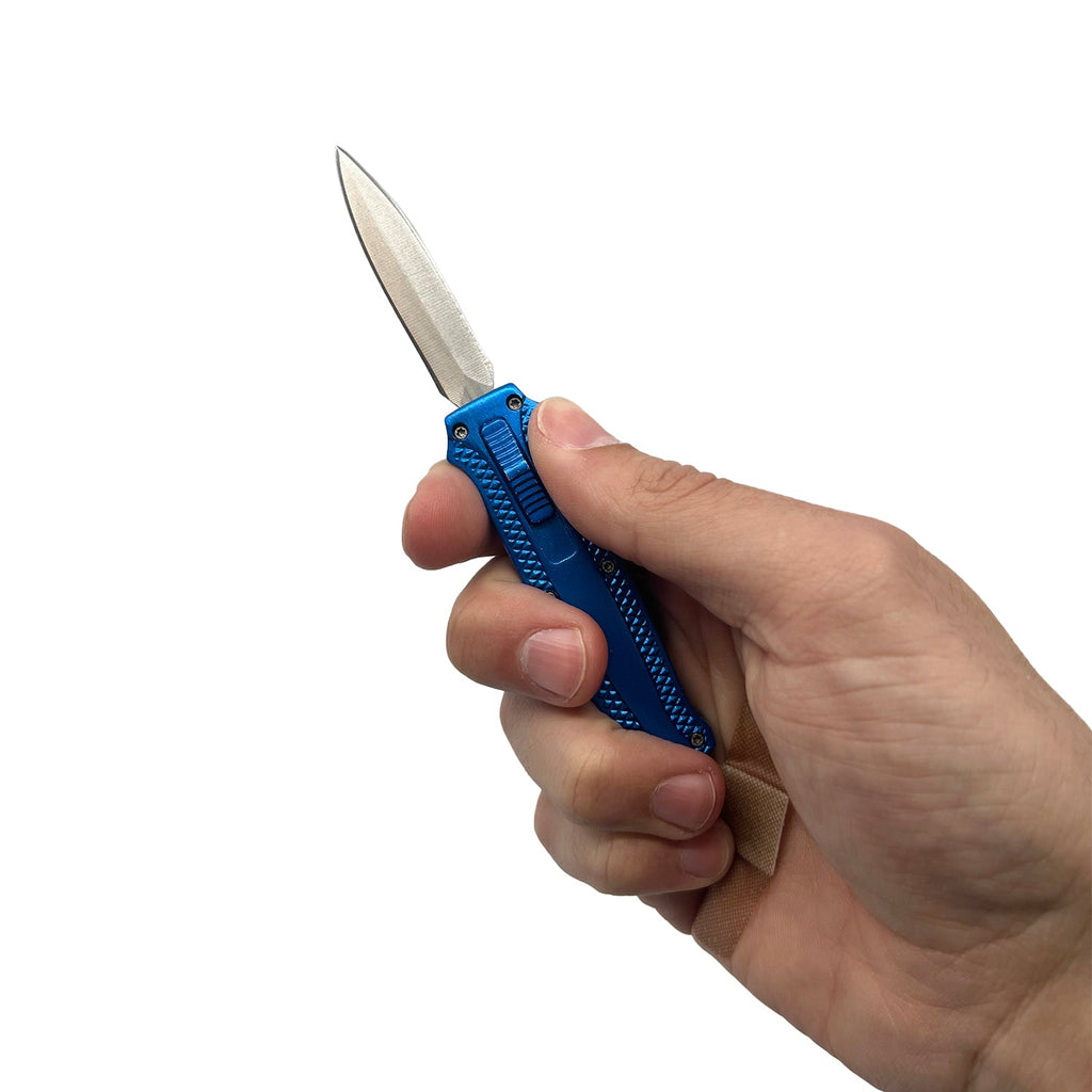 Mini Automatic OTF Keyring Knife