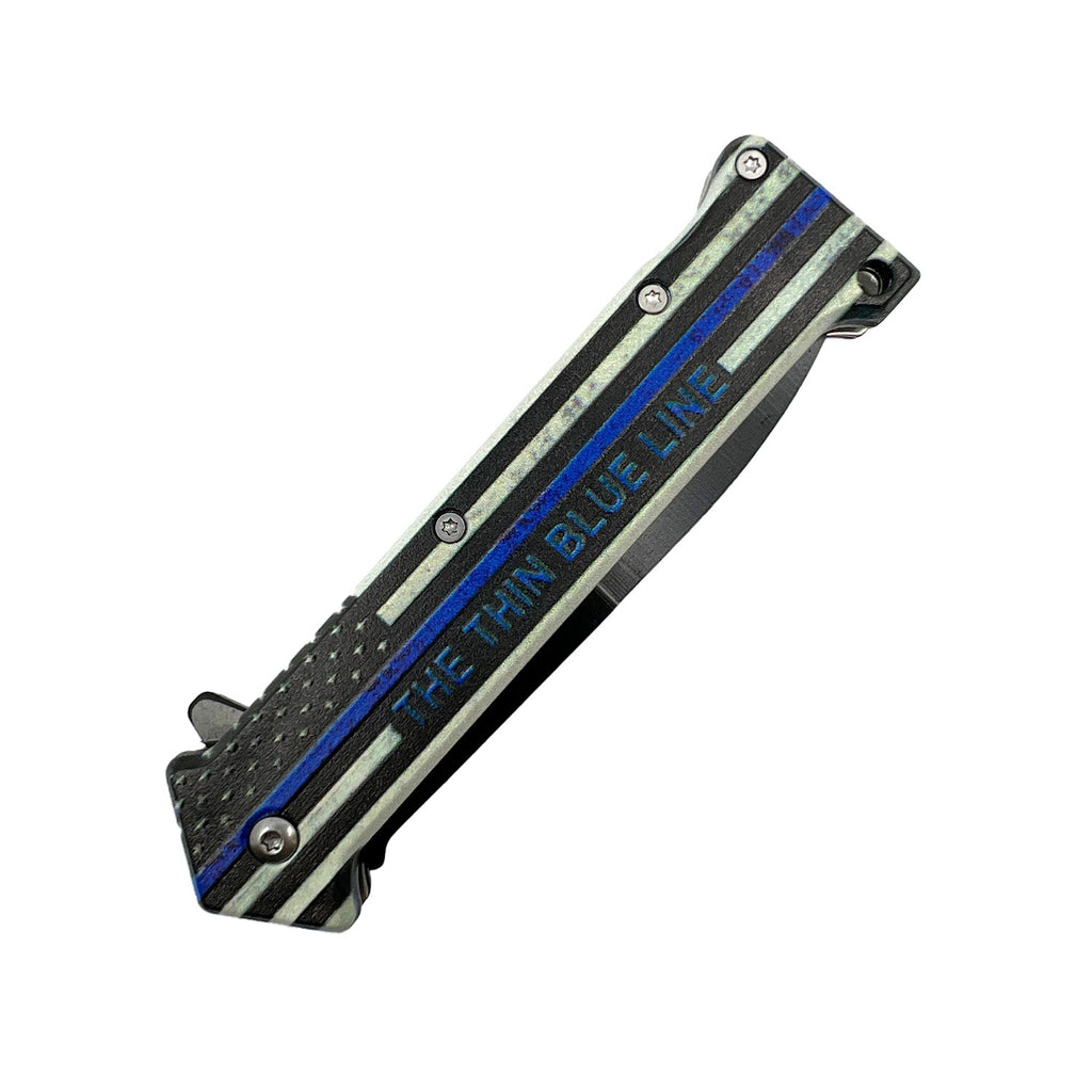 Stiletto Spring Assisted Steel Folding Knife