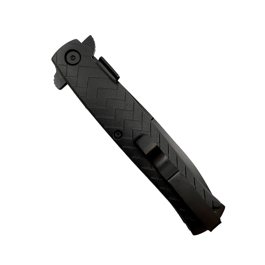4" Black Dragon Knife with ABS Handle