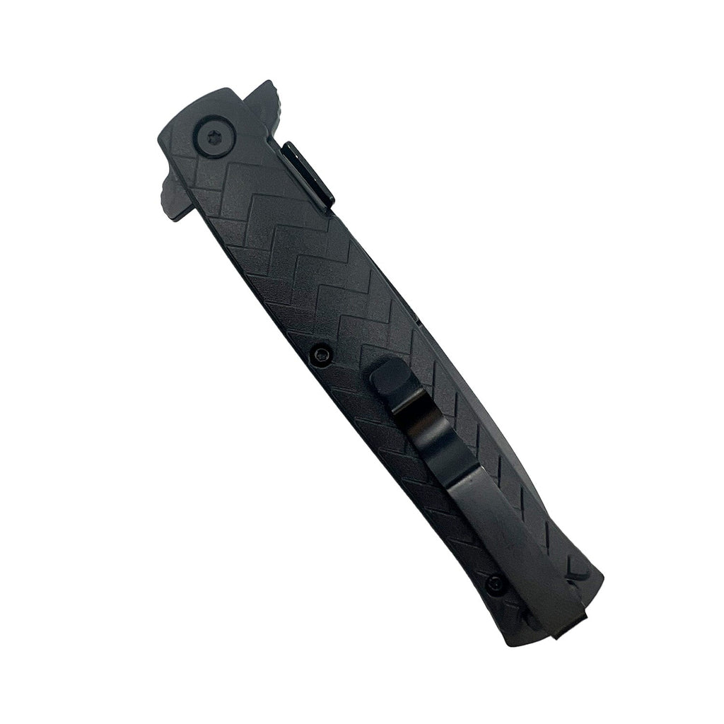 4" Black Dragon Knife with ABS Handle