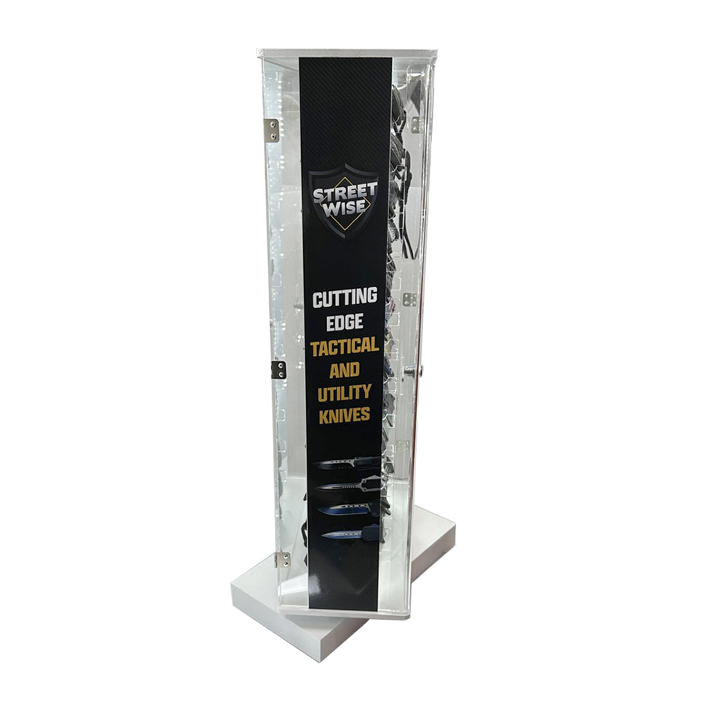 Streetwise 2 Sided 24 Count Knife LED Rotating Display