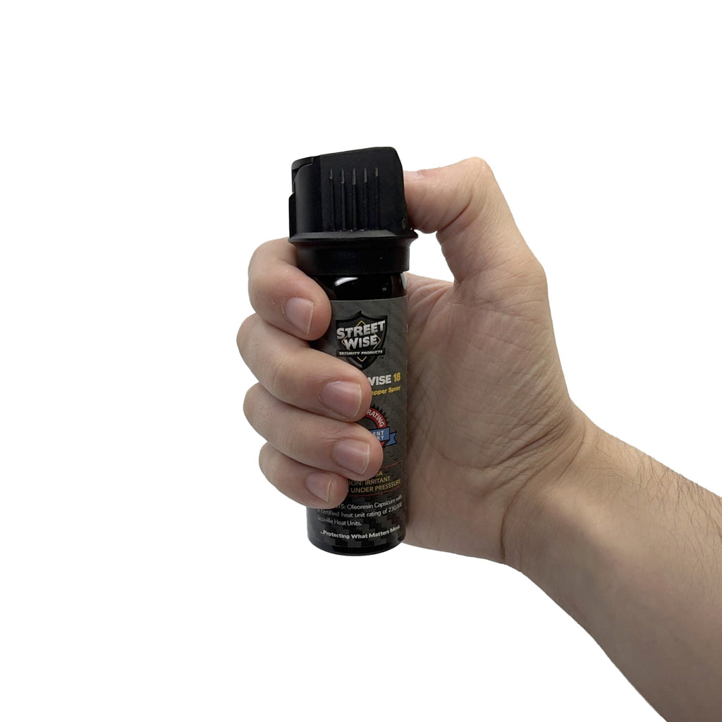 Streetwise 18 Stream Pepper Spray 3 oz Flip Top
