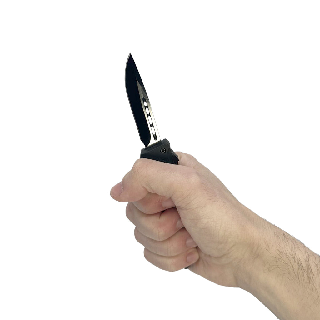 Streetwise Automatic OTF Knife with Drop Point Blade