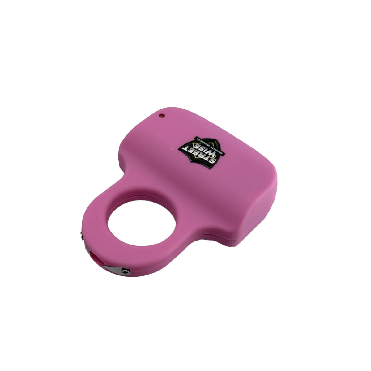 Streetwise finger ring stun gun electric knuckle black compact rechargeable pink self defense product for wholesalers and dropshippers