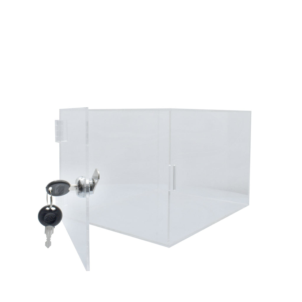 Acrylic Box Display w/Sign Holder
