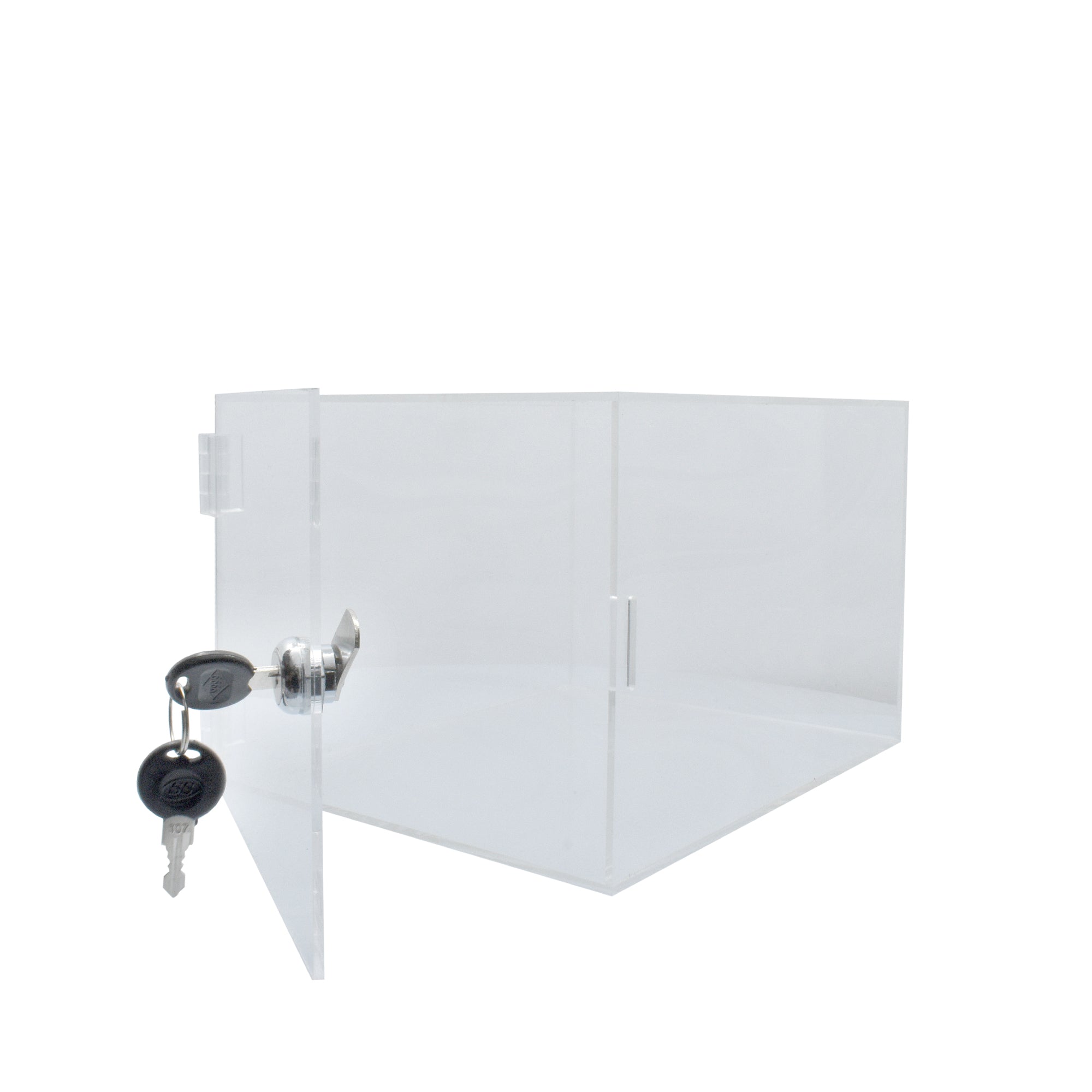 Acrylic Box Display w/Sign Holder